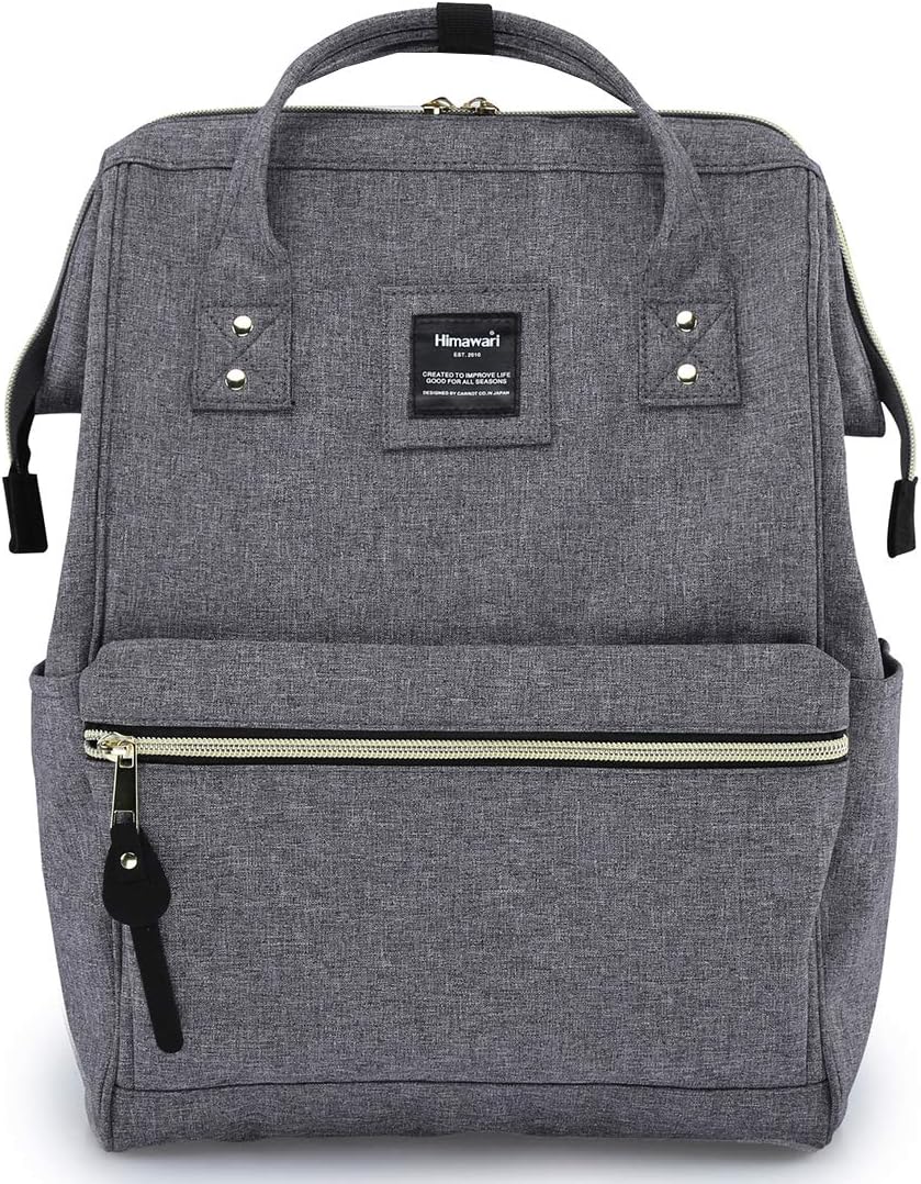 Himawari Travel School Backpack Doctor Work Bag for Women&Men 124#-11# Chestnut Regular i##e##s: USB Charging Port ^^ 15.6 Inch ^^ College Students :i##e##s - Image 11