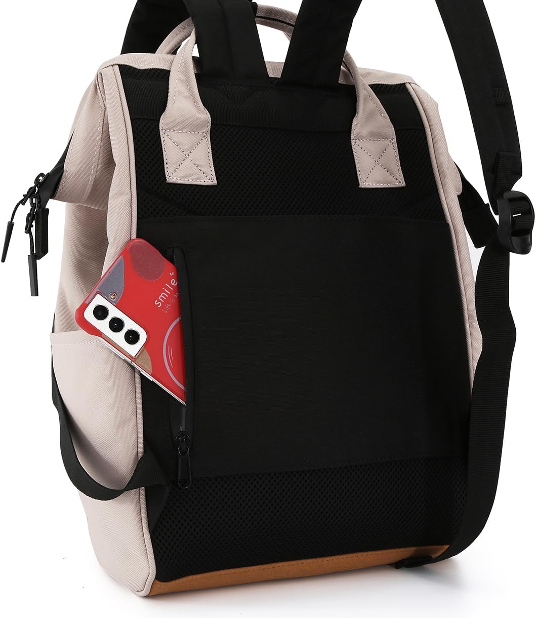 Himawari Travel School Backpack Doctor Work Bag for Women&Men 124#-11# Chestnut Regular i##e##s: USB Charging Port ^^ 15.6 Inch ^^ College Students :i##e##s - Image 5