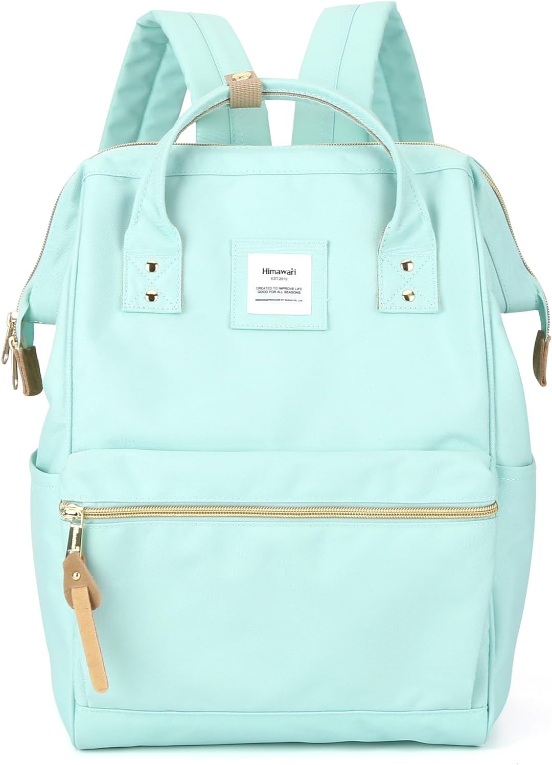 Himawari Travel School Backpack Doctor Work Bag for Women&Men 124#-11# Chestnut Regular i##e##s: USB Charging Port ^^ 15.6 Inch ^^ College Students :i##e##s - Image 8