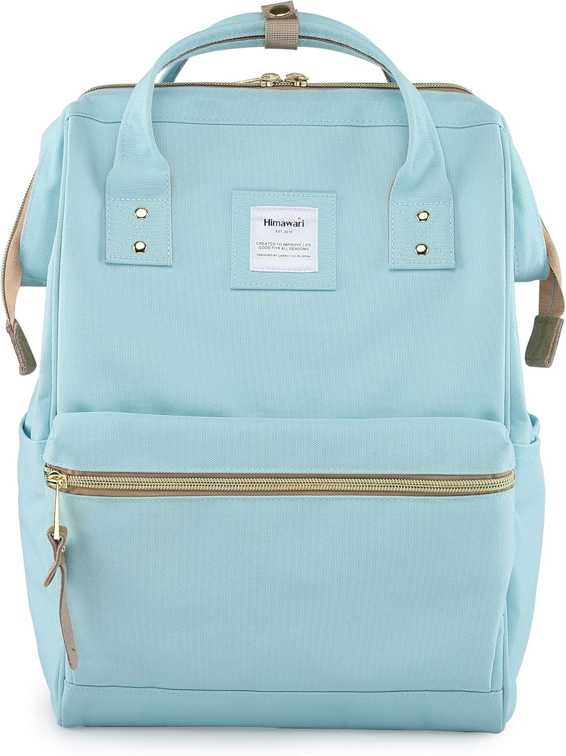 Himawari Travel School Backpack Doctor Work Bag for Women&Men 124#-11# Chestnut Regular i##e##s: USB Charging Port ^^ 15.6 Inch ^^ College Students :i##e##s - Image 13