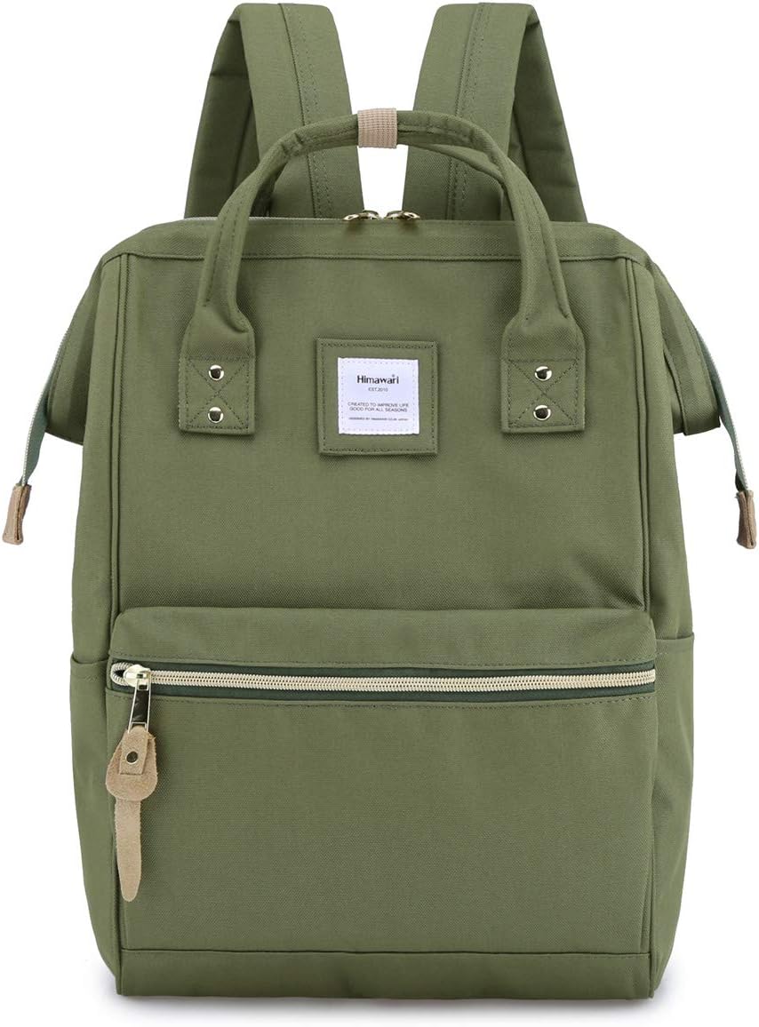 Himawari Travel School Backpack Doctor Work Bag for Women&Men 124#-11# Chestnut Regular i##e##s: USB Charging Port ^^ 15.6 Inch ^^ College Students :i##e##s - Image 10