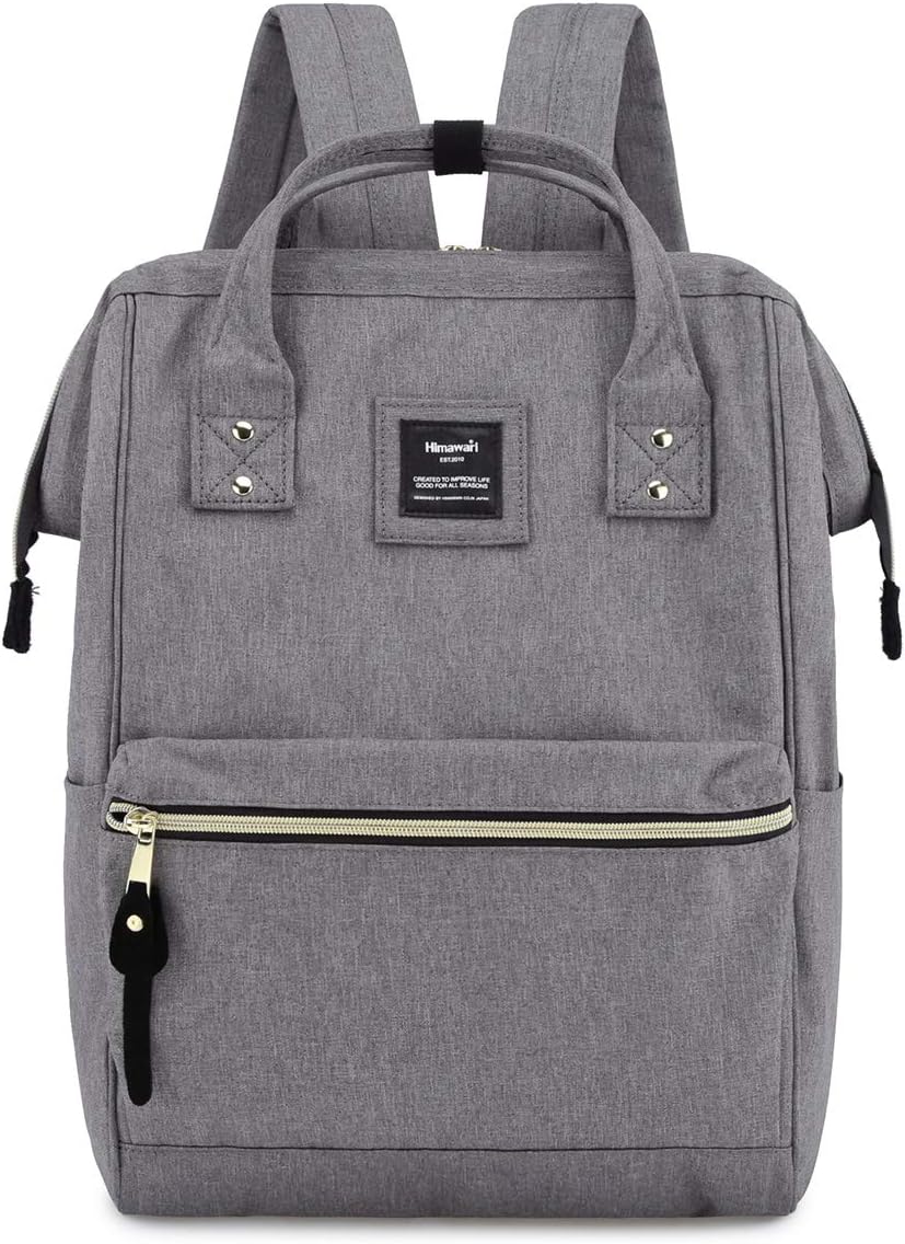 Himawari Travel School Backpack Doctor Work Bag for Women&Men 124#-11# Chestnut Regular i##e##s: USB Charging Port ^^ 15.6 Inch ^^ College Students :i##e##s - Image 18