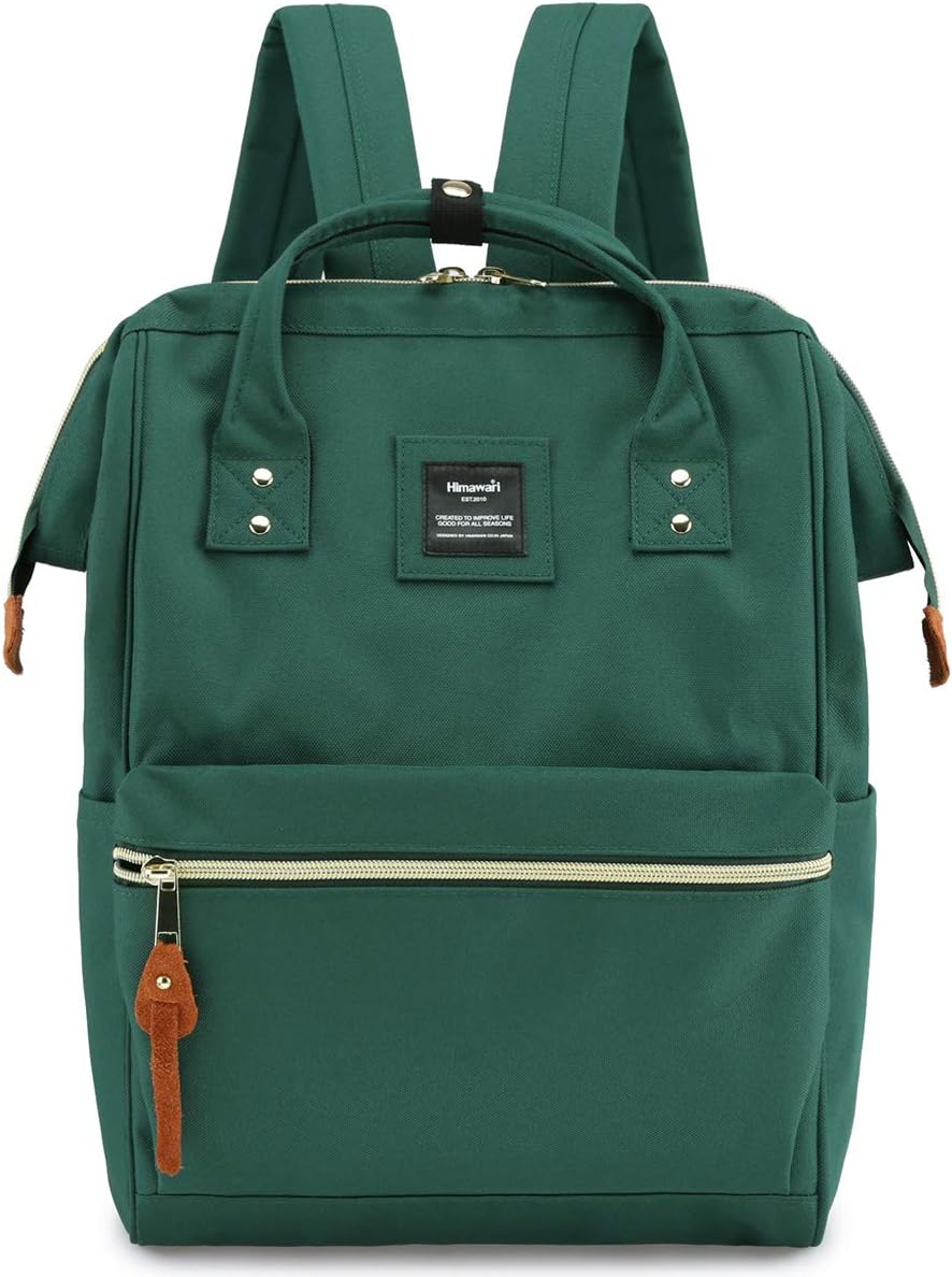 Himawari Travel School Backpack Doctor Work Bag for Women&Men 124#-11# Chestnut Regular i##e##s: USB Charging Port ^^ 15.6 Inch ^^ College Students :i##e##s - Image 16