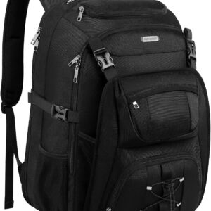 JCDOBEST Extra Large Laptop Backpack Commuter Gaming Bag Grey 21.7x15.9x10.2" i##e##s: for Travel ^^ College ^^ Work ^^ TSA Friendly ^^ with USB Charging Port ^^ Heavy-Duty ^^ Anti-Theft Design ^^ Fits 18.4 Inch Laptop :i##e##s