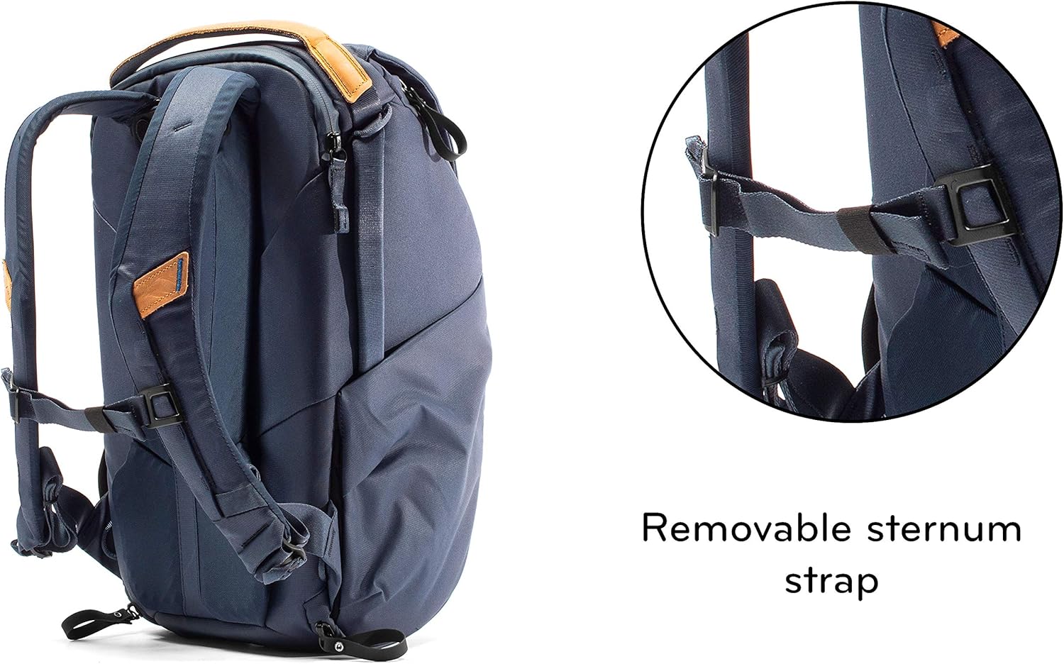 Peak Design Everyday Backpack 20L, Midnight, MagLatch Top, Dual Side Access, FlexFold Dividers, Fits 15" Laptop, For Camera Carry, Daily Commutes or Travel, Versatile Backpack for Men and Women - Image 5