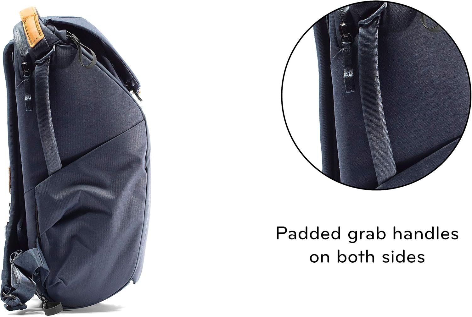 Peak Design Everyday Backpack 20L, Midnight, MagLatch Top, Dual Side Access, FlexFold Dividers, Fits 15" Laptop, For Camera Carry, Daily Commutes or Travel, Versatile Backpack for Men and Women - Image 7