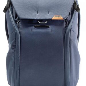 Peak Design Everyday Backpack 20L, Midnight, MagLatch Top, Dual Side Access, FlexFold Dividers, Fits 15" Laptop, For Camera Carry, Daily Commutes or Travel, Versatile Backpack for Men and Women
