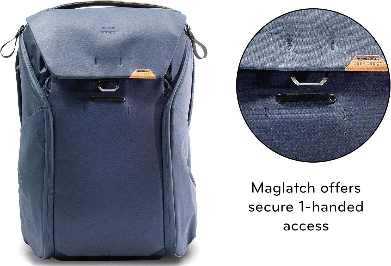 Peak Design Everyday Backpack 30L, Midnight, MagLatch Top, Dual Side Access, FlexFold Dividers, Fits 15" \/ 16" Laptop, For Camera Carry, Daily Commutes or Travel, Versatile Backpack for Men & Women - Image 4