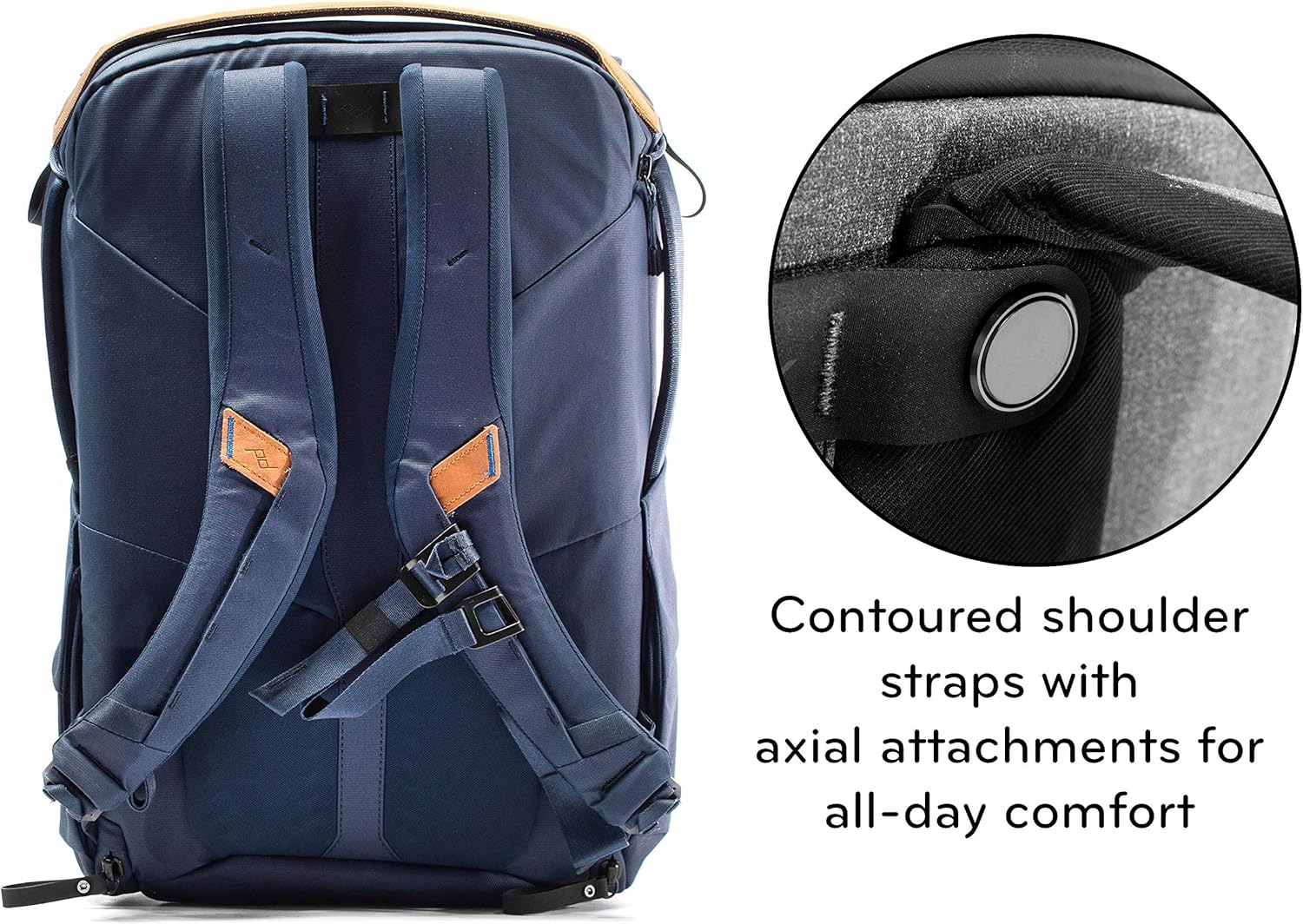 Peak Design Everyday Backpack 30L, Midnight, MagLatch Top, Dual Side Access, FlexFold Dividers, Fits 15" \/ 16" Laptop, For Camera Carry, Daily Commutes or Travel, Versatile Backpack for Men & Women - Image 5
