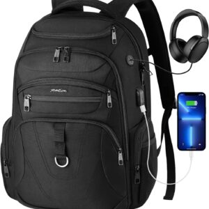 School Backpack for Adults and Teens,17.3 Inch Large Laptop Bookbag for High School College Students Work Office Business