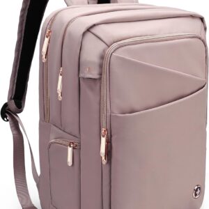 Swissdigital Design KATY ROSE Laptop Backpack For Women Pink i##e##s: College Bookbags ^^ USB Charging Port ^^ Computer Backpacks ^^ For Work Business :i##e##s